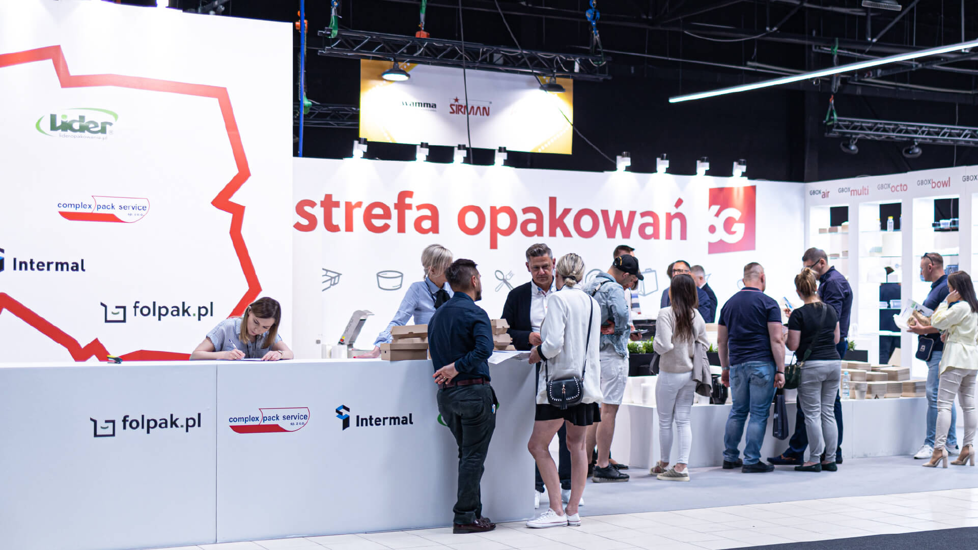 Stoisko grupy 6G i partnerów na targach EuroGastro — fotografia archiwalna z galerii 2022.